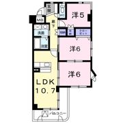 メゾンドール昆陽Ⅱの間取り画像