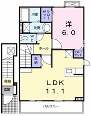 ハピネスの間取り画像