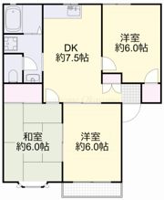 カーサ大森Bの間取り画像