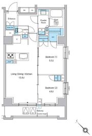 プレディアコート西葛西の間取り画像