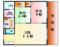 エルディム三通田の間取り画像