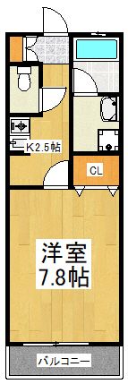 クレストヒルの間取り画像