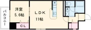 西蟹屋K.Kビルの間取り画像