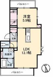 マグノリア カリーノⅡの間取り画像