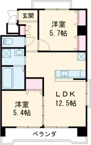 琥珀の間取り画像
