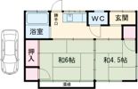小山千ヶ瀬住宅 D号棟の間取り画像