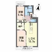 コモド天野の間取り画像