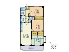 コンフォート香椎東の間取り画像