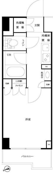 ルーブル仲六郷壱番館の間取り画像