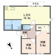 グリーンヴィラ水内Ⅰの間取り画像