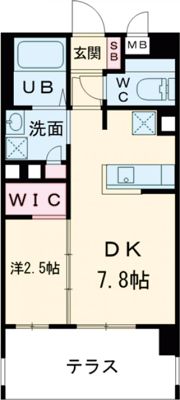 フロンティアききつⅡの間取り画像