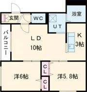 Collings Yayoiの間取り画像