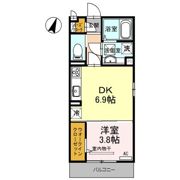 ボンシャンス薫風B棟の間取り画像