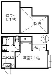 ドリームパレス生の松原IIの間取り画像