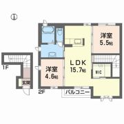 シャーメゾンlaverieの間取り画像