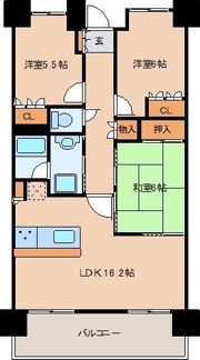 サンクレイドル大和町の間取り画像