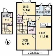 シャーメゾン際波 C棟の間取り画像