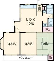 セザール田迎の間取り画像