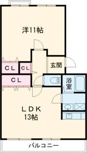 パラシオン有瀬の間取り画像