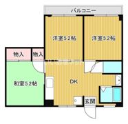 サンライズ都賀の間取り画像