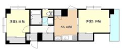 マンション三鈴No．2の間取り画像