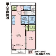 La trois マルベリーの間取り画像