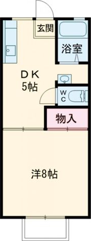 クレストハイツの間取り画像