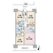 パークホームズ一社 1202号室の間取り画像