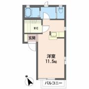 フルールの間取り画像