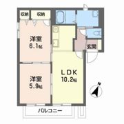 プレジオKの間取り画像
