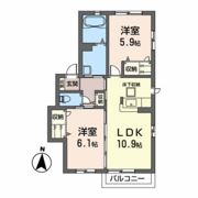 ドミトリースズキDの間取り画像