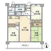 モアグレース大黒の間取り画像
