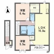 シャーメゾンディアス川内 A棟の間取り画像