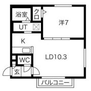 グランディオス月寒東の間取り画像