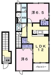 ファミール Ⅱの間取り画像