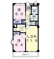 グラシューの間取り画像