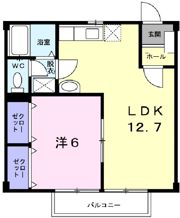 メゾンMKの間取り画像