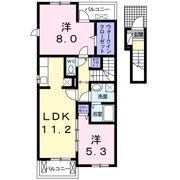 ラ・プラージュの間取り画像