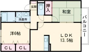 ルミエール梅美台A棟の間取り画像