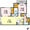 セレスティア江戸川Ⅲの間取り画像