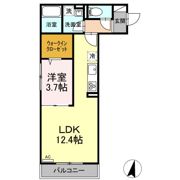 ブライト橋本の間取り画像