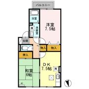 ふぁみーる萌 Bの間取り画像