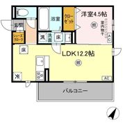 (仮称)D-ROOM島町の間取り画像