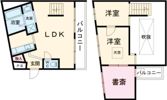オーズハイツ新神戸の間取り画像
