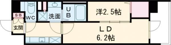 アルティザ姫路の間取り画像