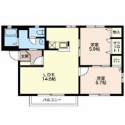 アネックス Bの間取り画像