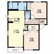 オプチマム Dの間取り画像