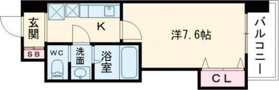 Luxe布施北Ⅰの間取り画像