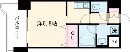 QREST熊本船場の間取り画像