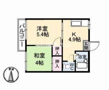 メゾンリアルⅡの間取り画像